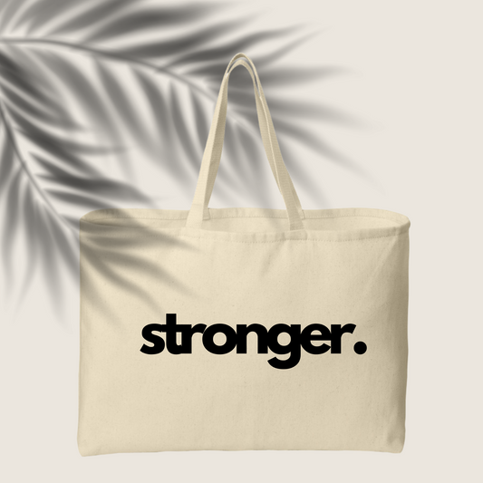 STRONGER TWILL COTTON TOTE BAG