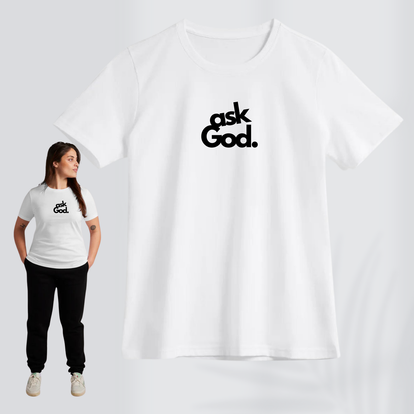 ASK GOD PREMIUM WOMEN SHIRT