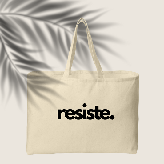 RESISTE TWILL COTTON TOTE BAG