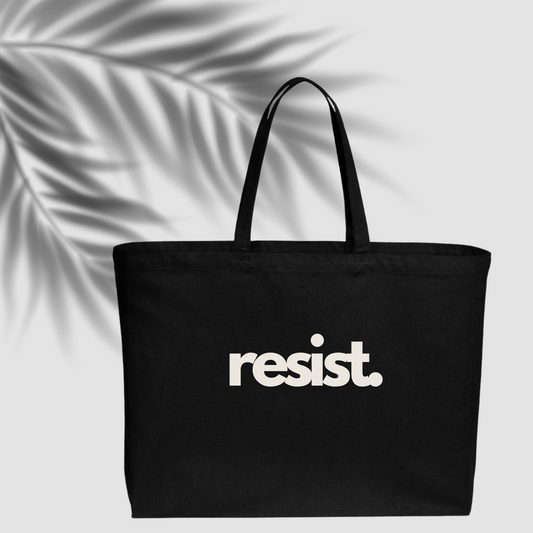 RESIST COTTON TOTE BAG