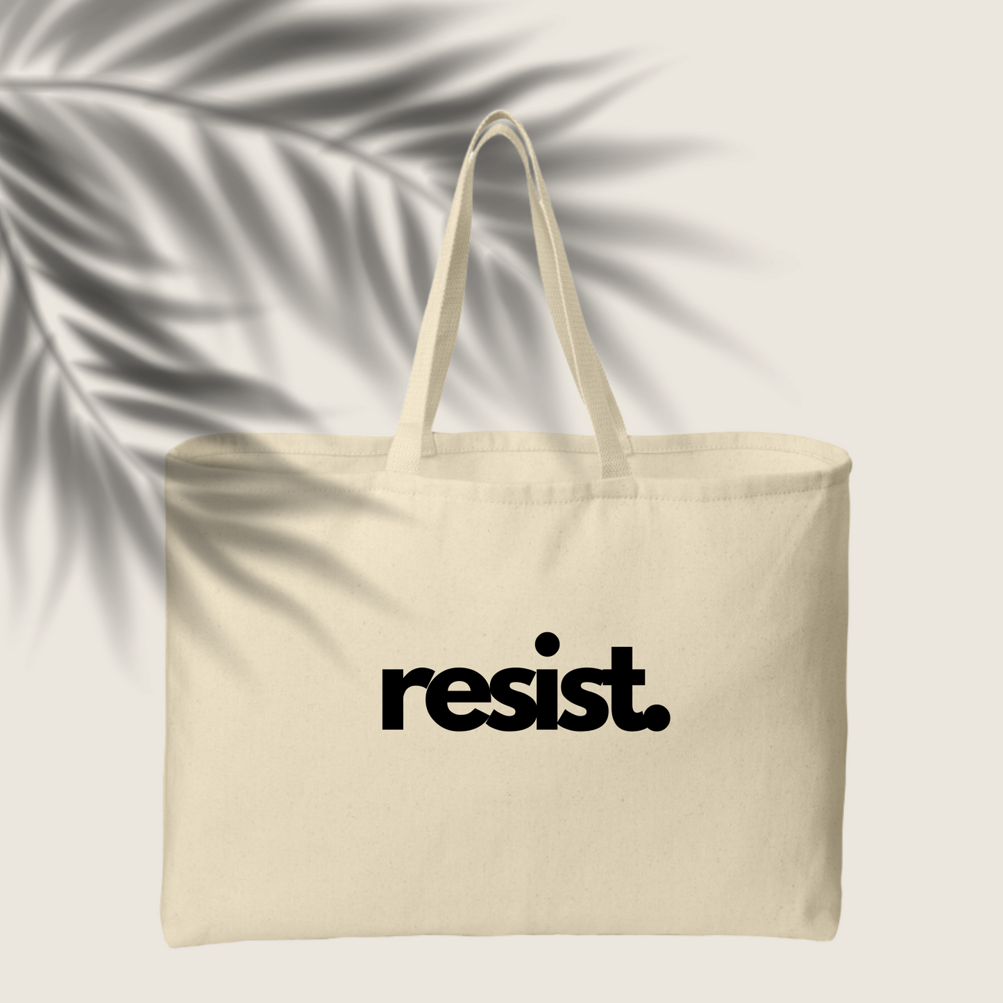 RESIST TWILL COTTON TOTE BAG